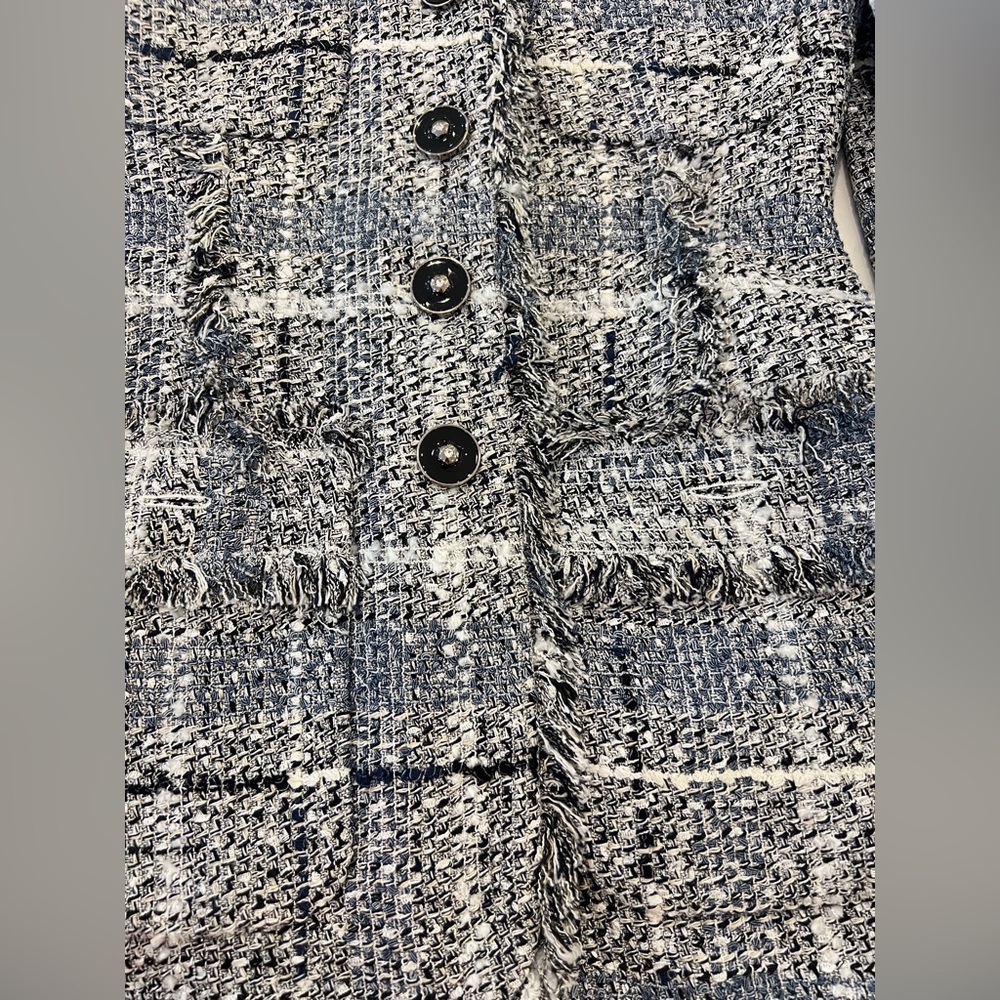 Alessandra Rich  Tweed Tweed Pattern Jacket - Picture 6 of 7